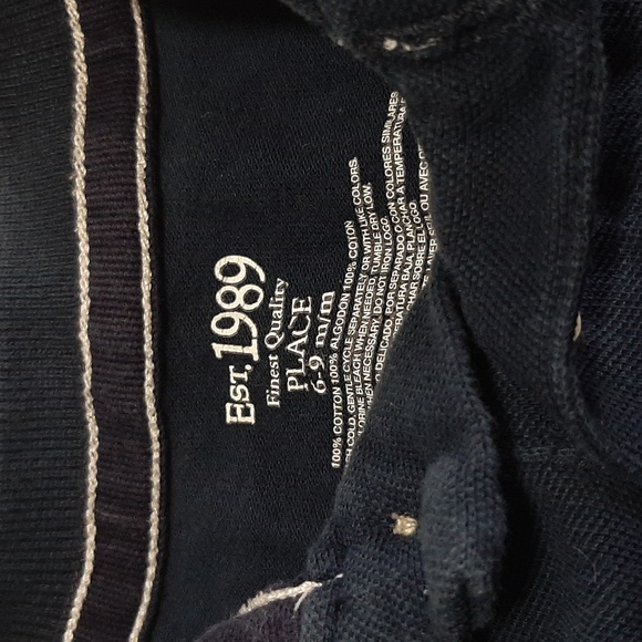 💛10/$20💛 navy polo - Picture 3 of 3